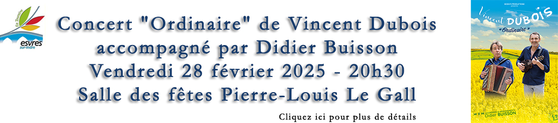 2025 concert vincent dubois