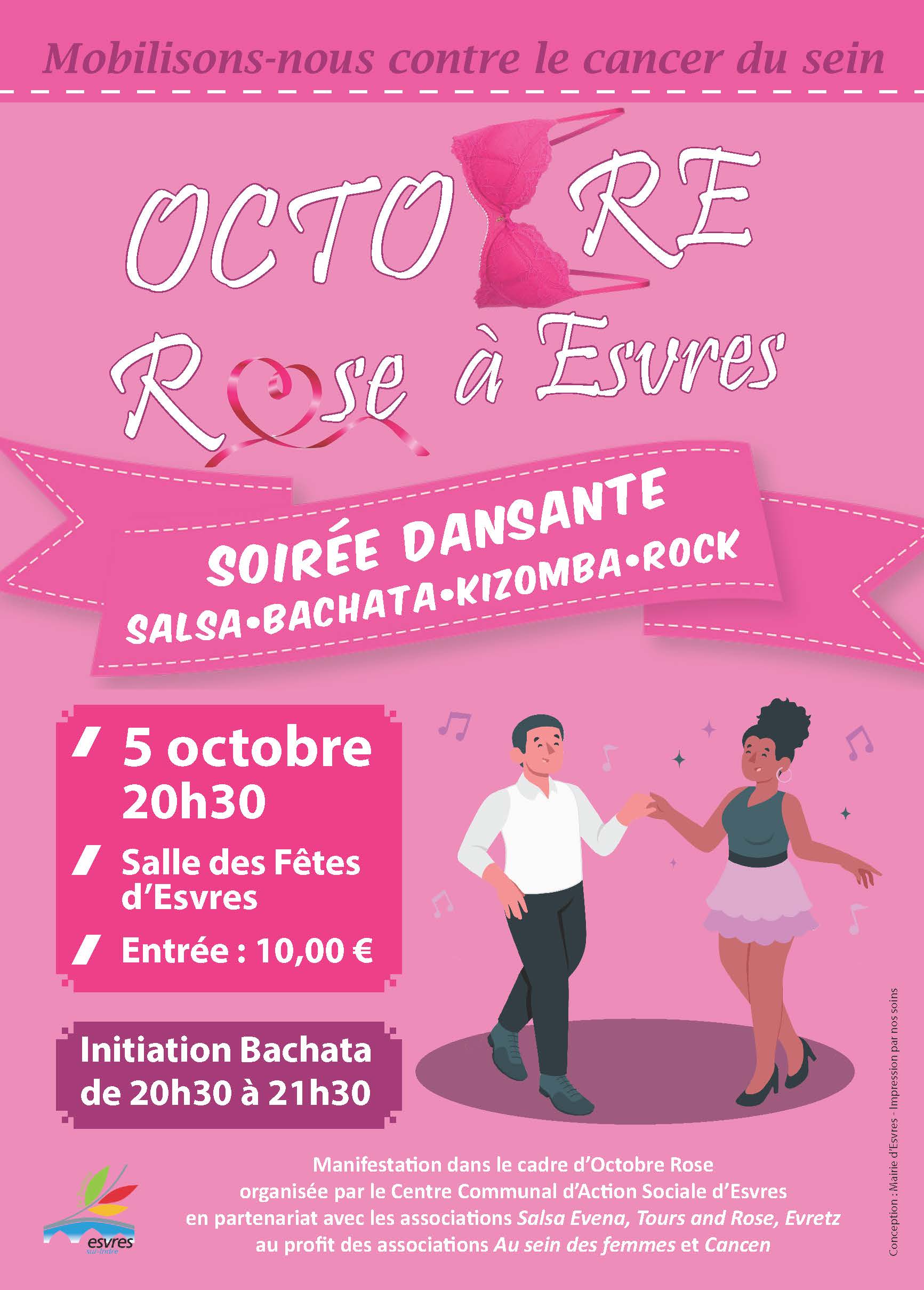 2024 affiche octobre rose danse