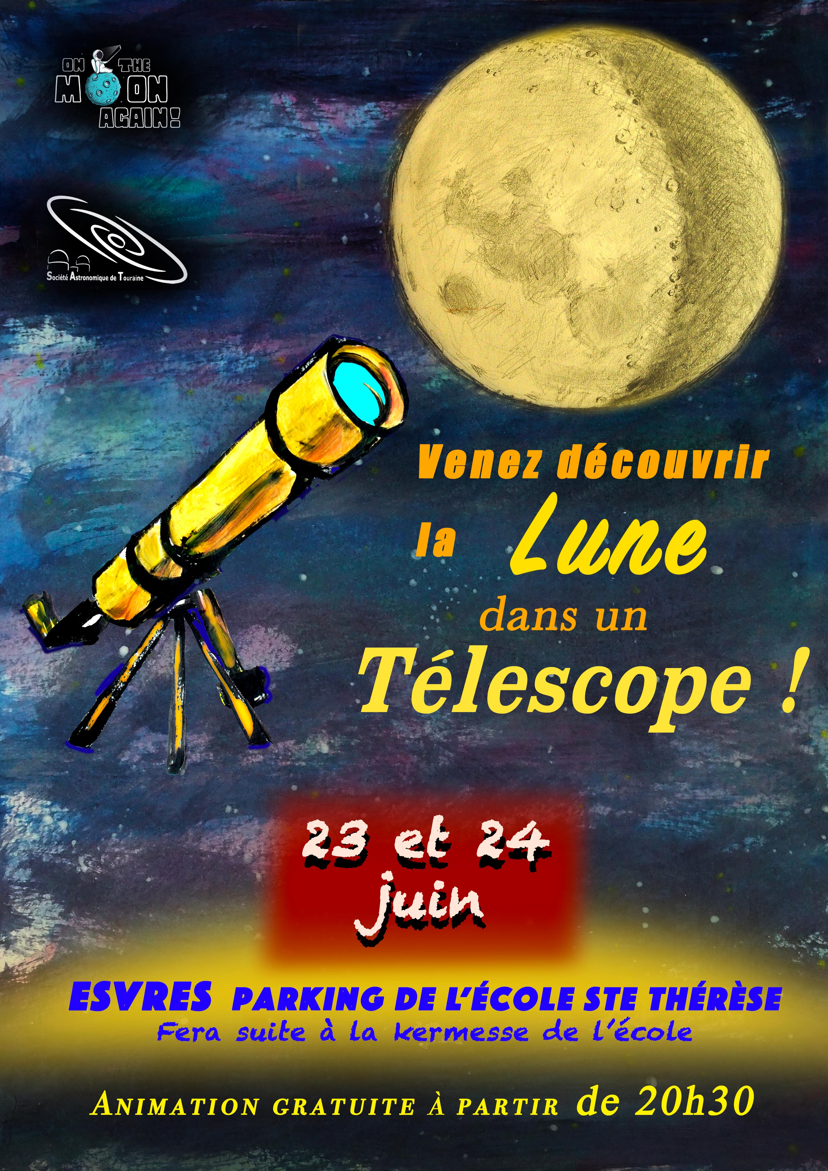 Affiche On The Moon Again 2023 Esvres